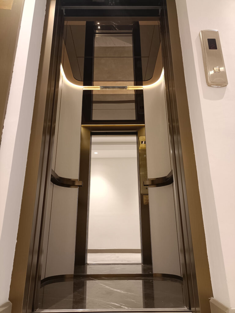 Golden Stainless Steel and Wood 01