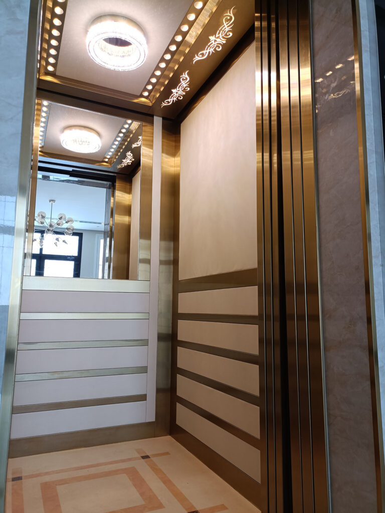 Golden Stainless Steel and Wood 02