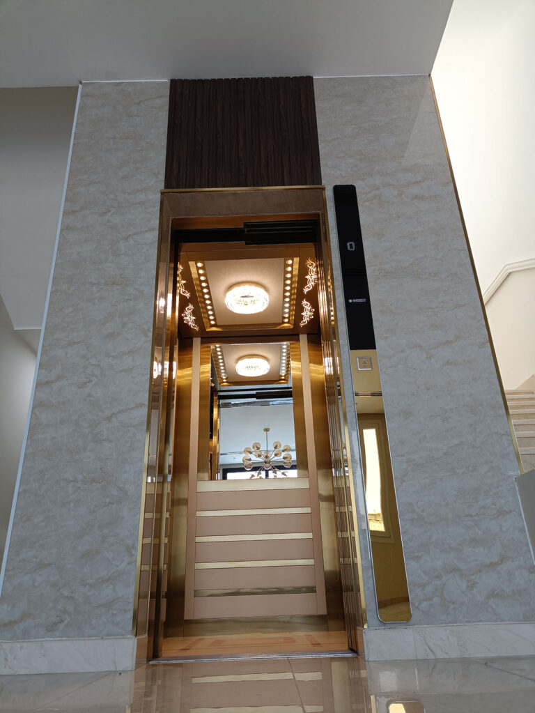 Golden Stainless Steel and Wood 02