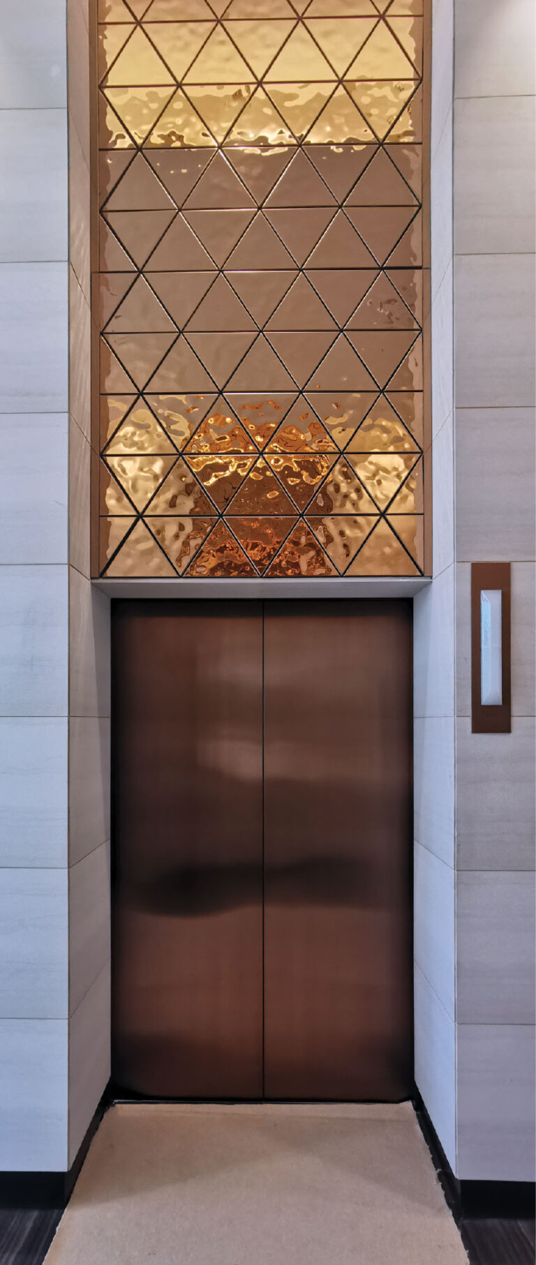 Golden Stainless Steel Hermas Lusail, Qatar
