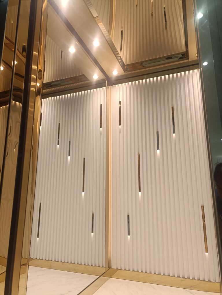 Golden Stainless Steel and Wood 02