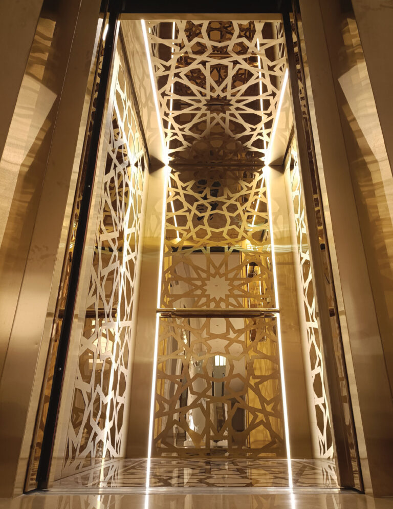Silver Stainless Steel Wood and Glass