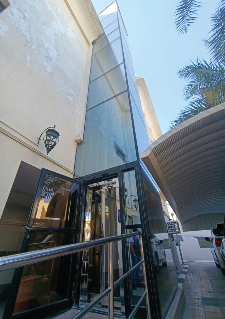 Glass Lego Lift Private Villa in Al Hilal
