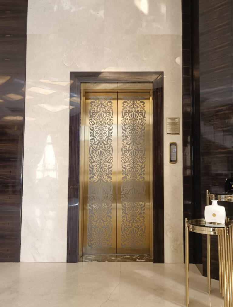 Golden Stainless Steel Private Villa in Bani Hajer